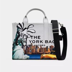Marc Jacobs New York Skyline Tote - Black, White, and Multicolor